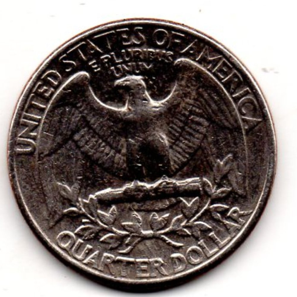 Granny Estate Find - 1983 D Washington Clad-composition Quarter. - Picture 2 of 2